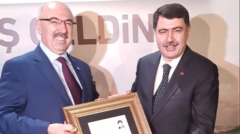 İÜ-Rektörü-Prof.-Dr.-Mahmut-Ak-İstanbul-Valisi-Vasip-Şahin-İçin-Düzenlenen-Veda-Yemeği-Programına-Katıldı